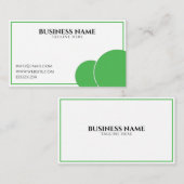 Moderne landschapsverzorging voor groene gras visitekaartje (Voorkant / Achterkant)