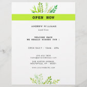 Moderne landschapszorg flyer (Achterkant)