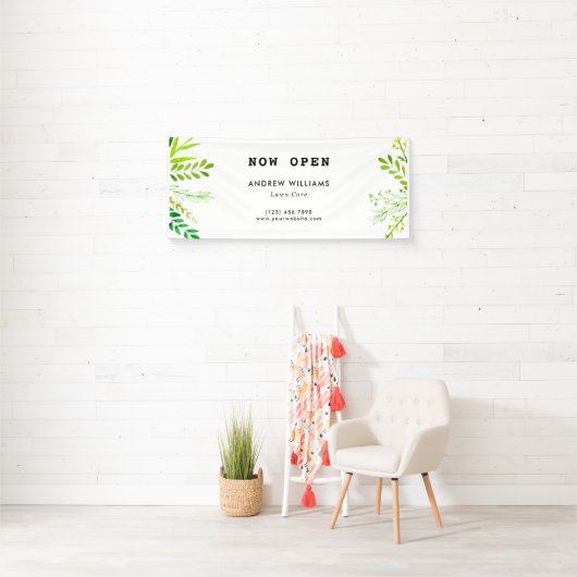 Moderne landschapszorg spandoek (Insitu)