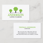 Moderne landschapszorg visitekaartje (Voorkant / Achterkant)