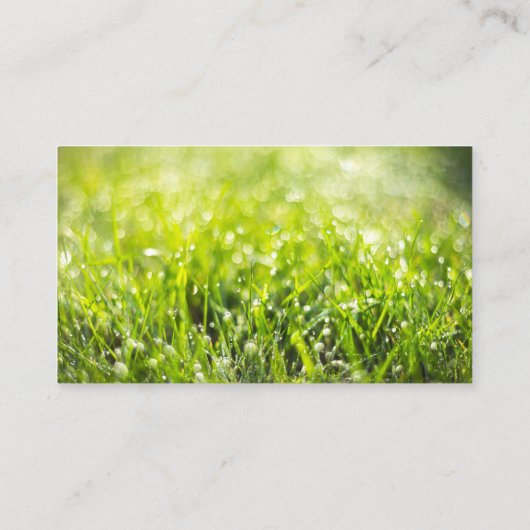 Moderne landschapszorg visitekaartje (Achterkant)