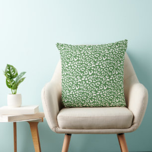 Moderne laopard Green Animal Print Pattern Kussen