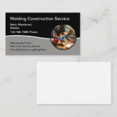 Moderne lasconstructie visitekaartje (Voorkant / Achterkant)