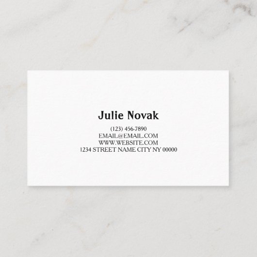 Moderne Lashes en Brows Visitekaartje (Achterkant)