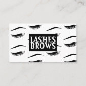 Moderne Lashes en Brows Visitekaartje (Voorkant)