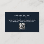 Moderne Lasser Metalen Lassen Fabricatie Aannemer Visitekaartje (Achterkant)