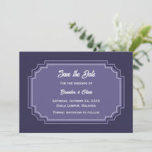 Moderne Lavendel Droom Elegante Rand