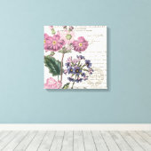 moderne lavendel floral in frankrijk canvas afdruk (Insitu (Houten vloer))