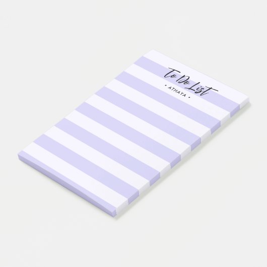 Moderne lavendel gestreept, om post-it notities te post-it® notes (Schuin)