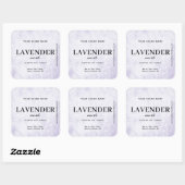 Moderne Lavendel Landelijke Label (Vel)