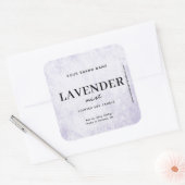 Moderne Lavendel Landelijke Label (Envelop)