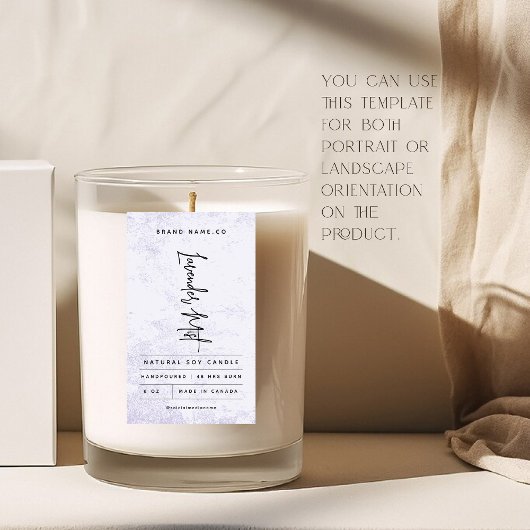 Moderne Lavendel Landelijke Label