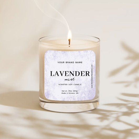 Moderne Lavendel Landelijke Label