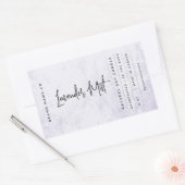 Moderne Lavendel Landelijke Label (Envelop)
