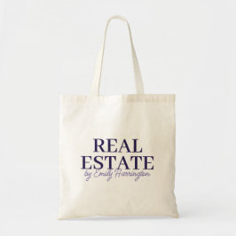 Moderne Lavendel Makelaar in Onroerend Goed Tote Bag