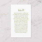 Moderne Lavendel Photo Memorial Kaart Visitekaartje (Achterkant)