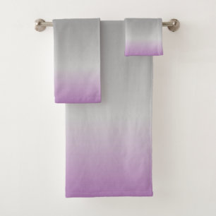 moderne lavender gray ombré badhanddoekset bad handdoek