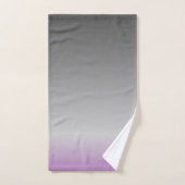 moderne lavender gray ombré badhanddoekset bad handdoek (Handdoek)