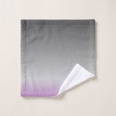 moderne lavender gray ombré badhanddoekset bad handdoek (Wasdoekje)