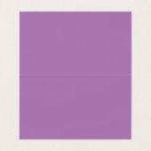 Moderne lavender Paars White contemmodern gevouwen Visitekaartje (Binnenkant ongevouwen)