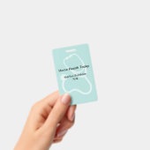 Moderne lay-out voor medische professionals badge (Handheld)