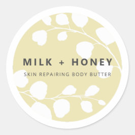 Moderne leboog-beige etiketten van lederrandproduc