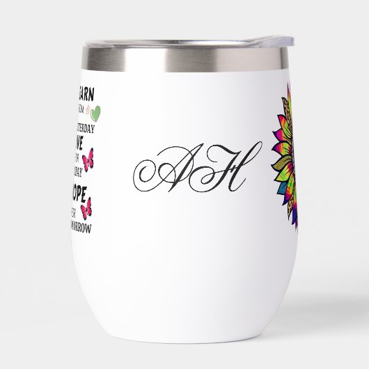 Moderne Leer Van Gisteren Quotes Zonnebloem Naam (Links)