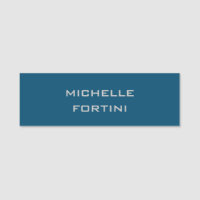 Moderne leesbare naam Plain Ocean Blue
