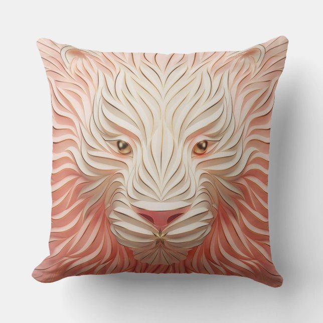 Moderne leeuw kussen (Voorkant)