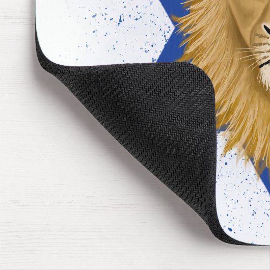 Moderne Leeuw van Juda. Ster of David Muismat (Hoek)