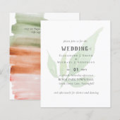 Moderne LEF Waterverf WEDDING (Voorkant / Achterkant)