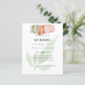 Moderne LEF Waterverf WEDDING (Staand voorkant)