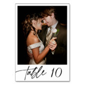 Moderne legant Calligraphy Script Weddenschap Kaart (Achterkant)