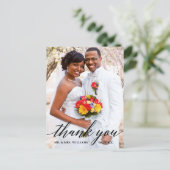 Moderne legant calligraphy Weddenschap Hartelijk d Briefkaart (Staand voorkant)