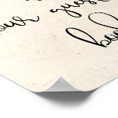 Moderne legant Gelieve te ondertekenen het Boekje  Poster (Hoek)