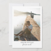 Moderne legante Vaderdag kaart (Voorkant)