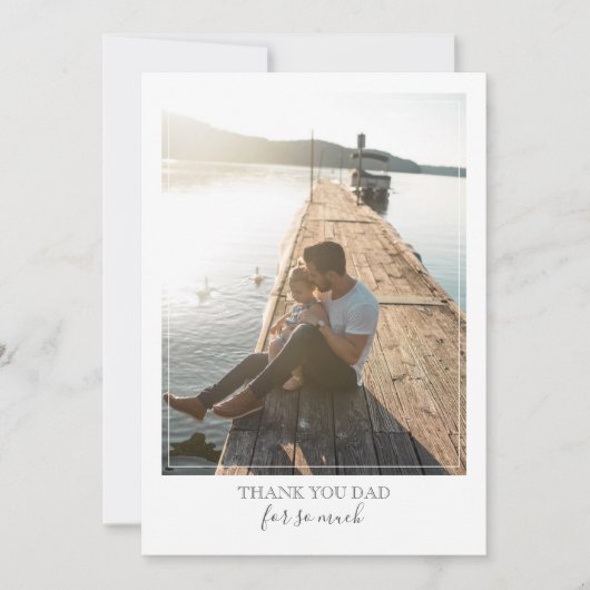 Moderne legante Vaderdag kaart (Voorkant)