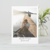 Moderne legante Vaderdag kaart (Staand voorkant)