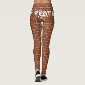 Moderne Leggings bakstenen wandontwerp en aangepas (Achterkant)