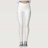Moderne Leggings beige bruine pasta-kleuren (Voorkant)