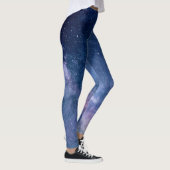 Moderne Leggings | blaues Universum, Kosmos,Sterne (Rechts)