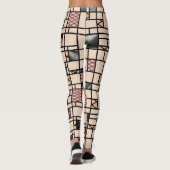 Moderne Leggings van het Kunstvisnet (Achterkant)