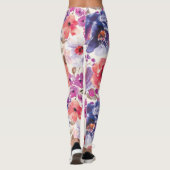 Moderne Leggings voor Floral Design (Achterkant)