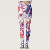 Moderne Leggings voor Floral Design (Voorkant)
