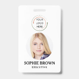 Moderne legitimatiekaart | Minimalistische bedrijf Badge