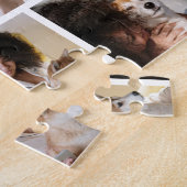 Moderne legpuzzel met 5 foto's collage (Zijkant)