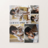 Moderne legpuzzel met 5 foto's collage (Verticaal)