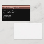 Moderne leidingen visitekaartje (Voorkant / Achterkant)