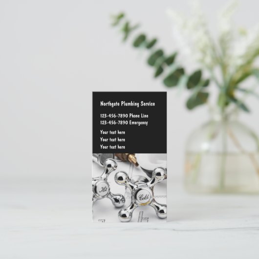 Moderne leidinggevende diensten — Residential Comm Visitekaartje (Staand voorkant)