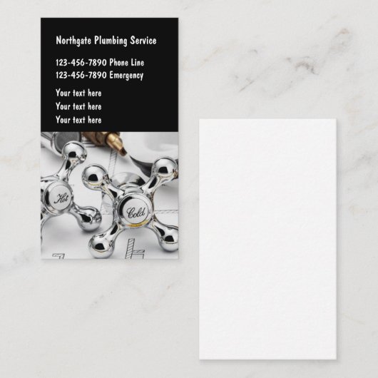 Moderne leidinggevende diensten — Residential Comm Visitekaartje (Voorkant / Achterkant)